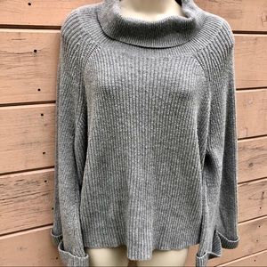 Leith Oversized Bell Sleeve Cowl Neck Sweater